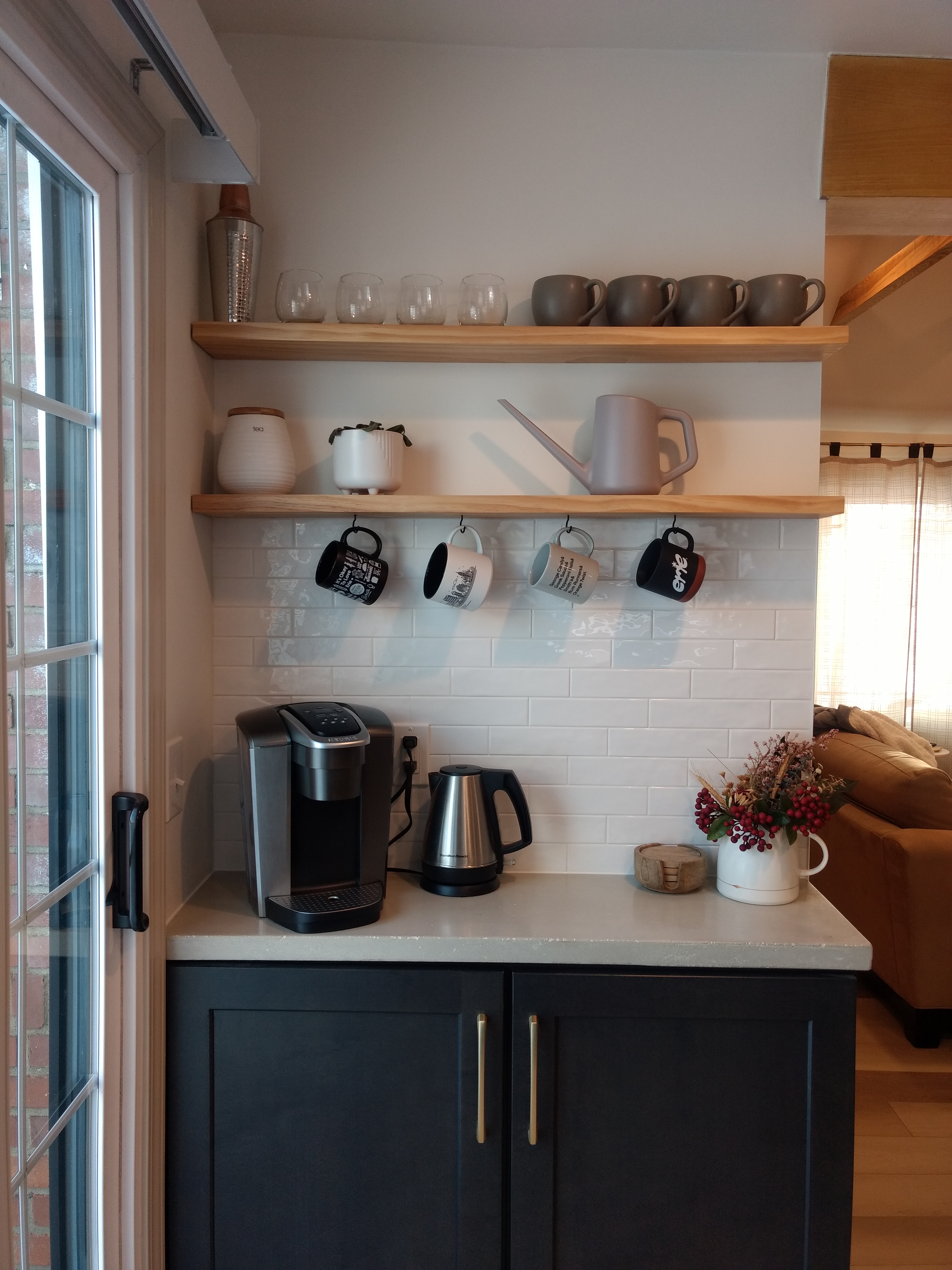 Beautiful custom coffee bar 